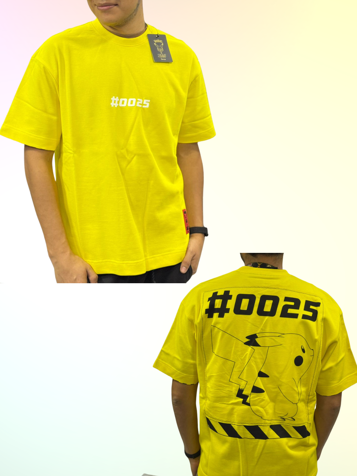 Camiseta pikachu Amarilla