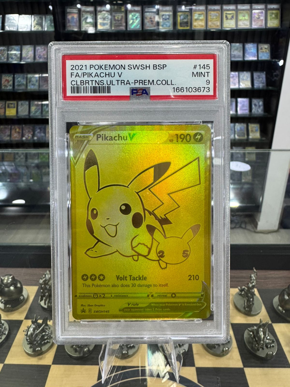 PIKACHU V Sword & shield promo MINT 9