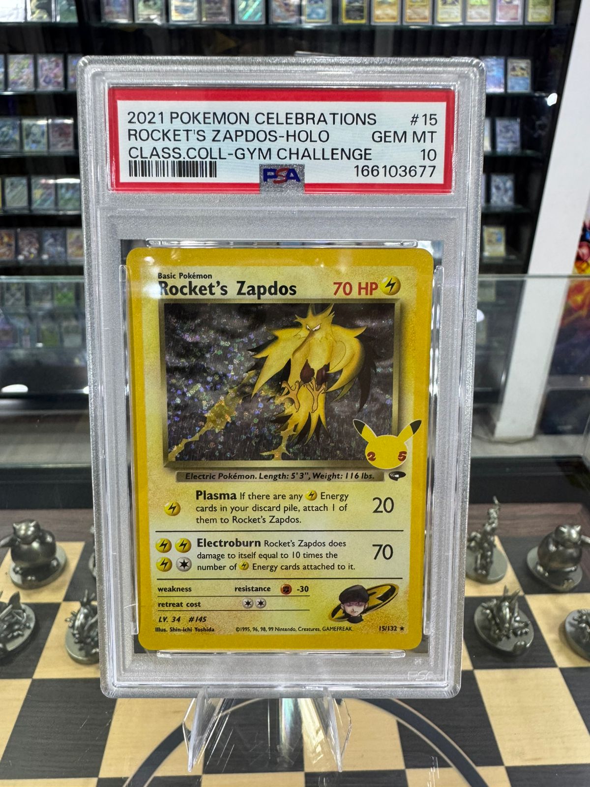 ROCKET'S ZAPDOS Celebrations classic collection GEM MT 10