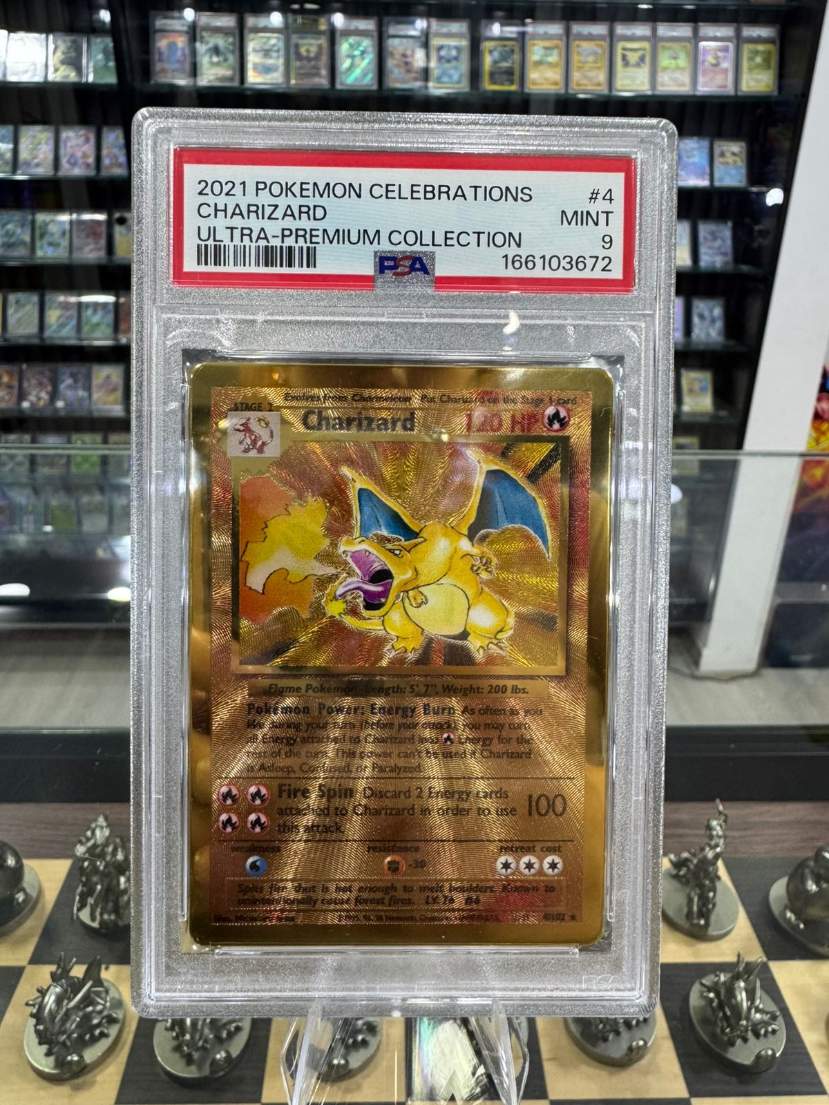 Charizard (Celebrations metal card) Miscellaneous Cards & Products MINT 9