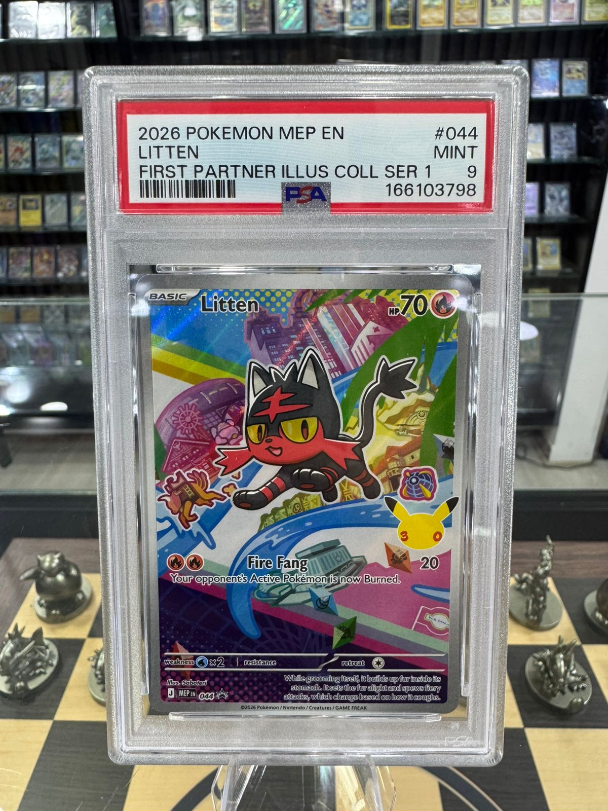 Litten Mega Evolution Promos MINT 9