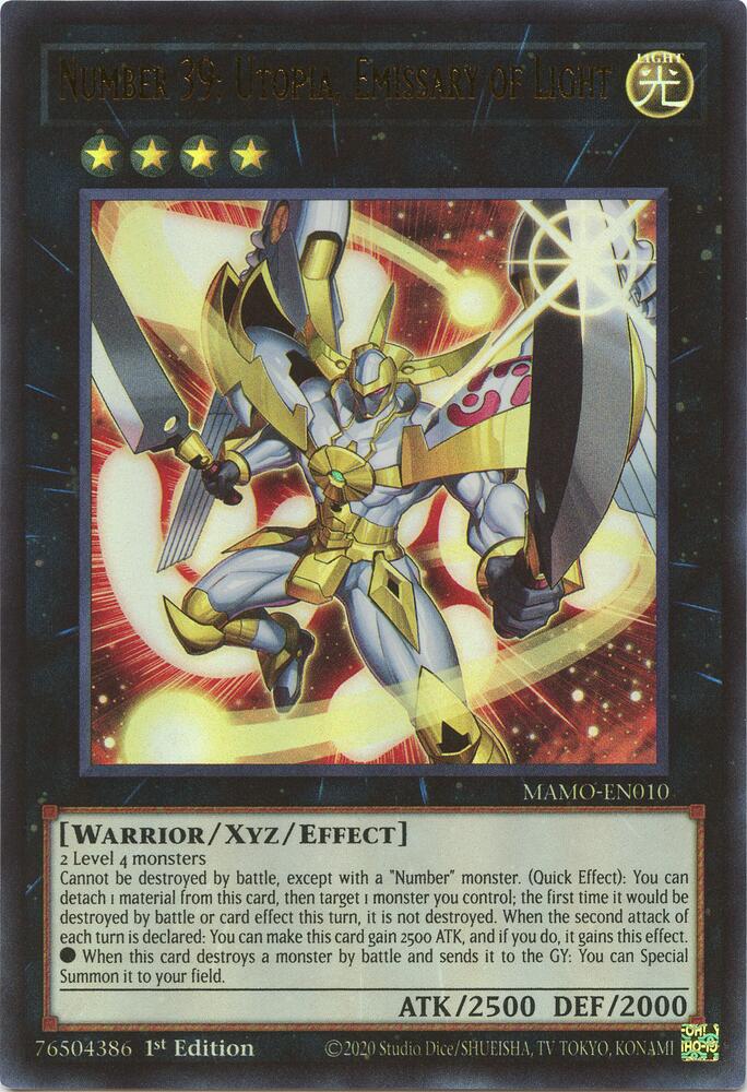 Number 39: Utopia, Emissary of Light - MAMO-EN010 - Ultra Rare